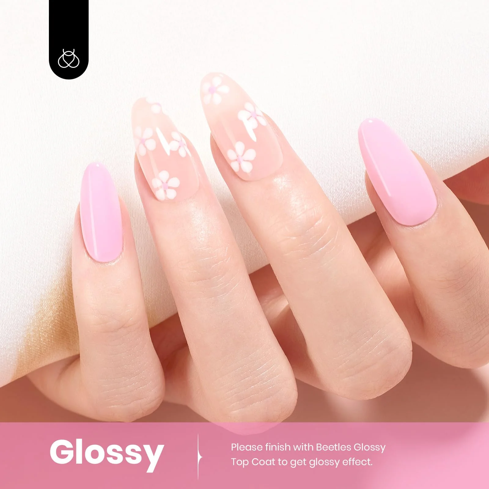 Rosy Glow Colorful Bottle Beetles Spring Nails Pink Gel Nail Polish 15ml - Image 4