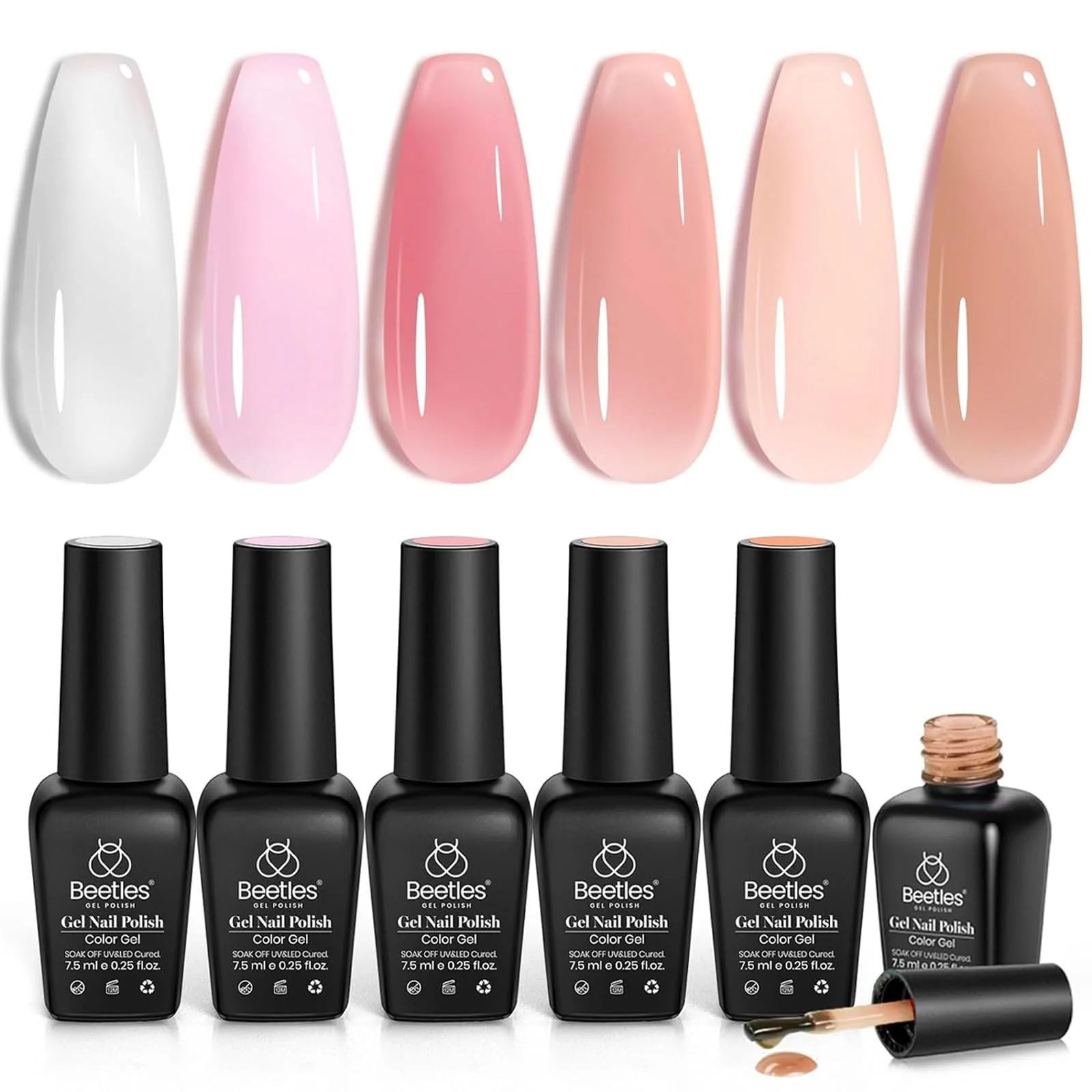 Sheer Luck | 6 Colors Gel Polish Set Spring Nails