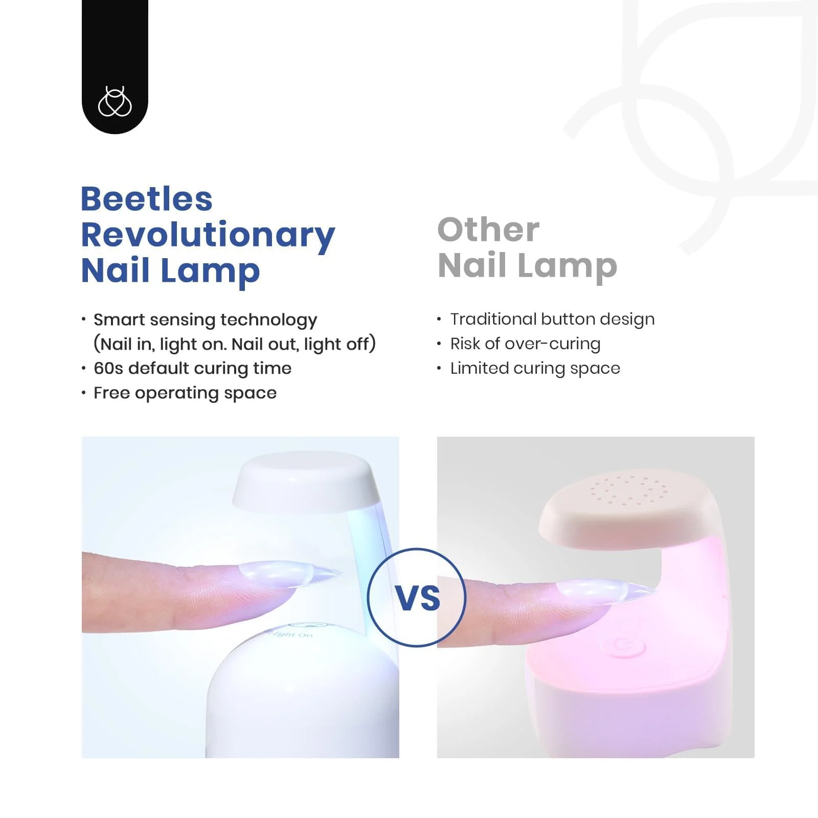Beetles Etch-X Short Almond Shaped Tips Nail Extension Kit - Image 6