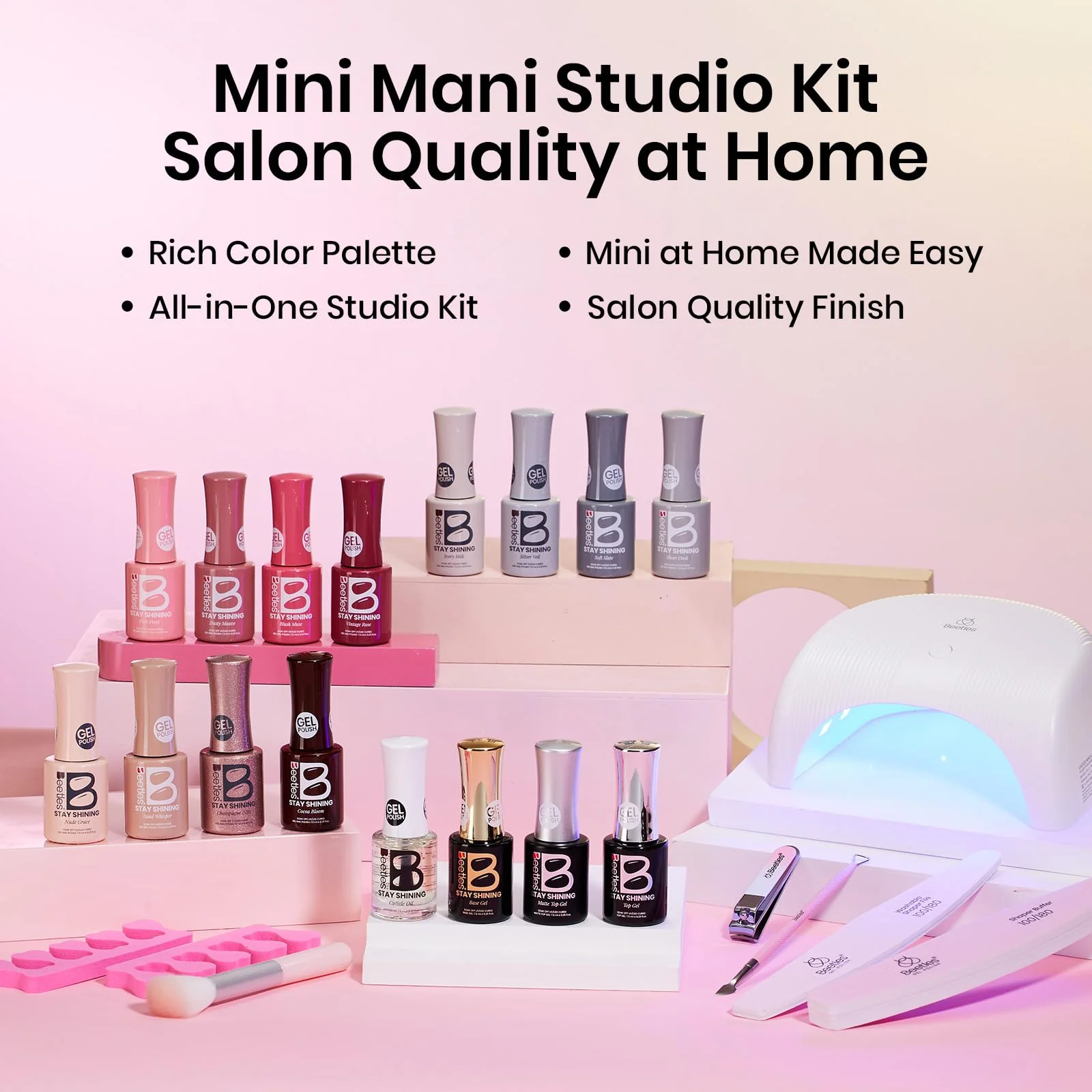 Beetles Mini Mani Studio Kit - Stay Shining Cozy Elegance Collection - Image 2