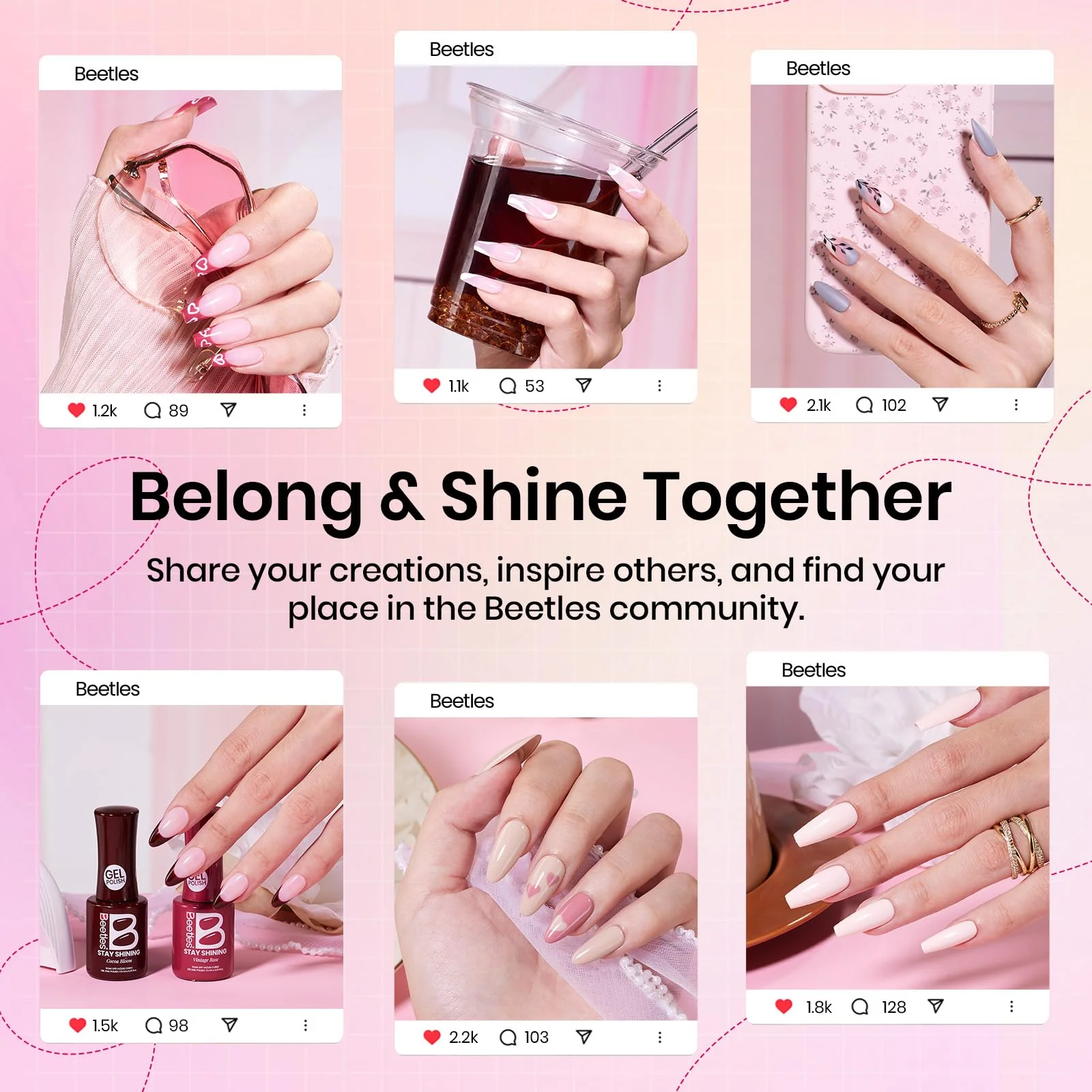 Beetles Mini Mani Studio Kit - Stay Shining Cozy Elegance Collection - Image 4