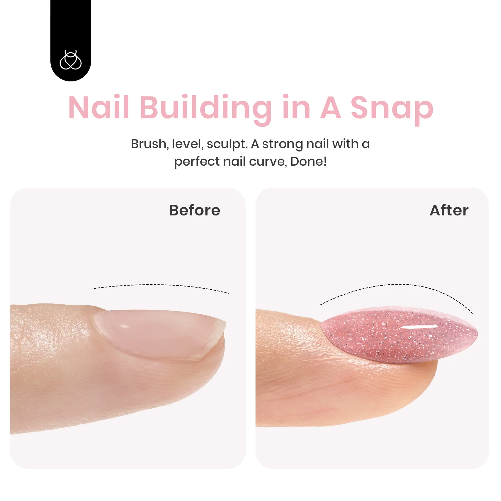 Subtle Shimmer-6 Colors Builder Nail Gel Set - Image 5