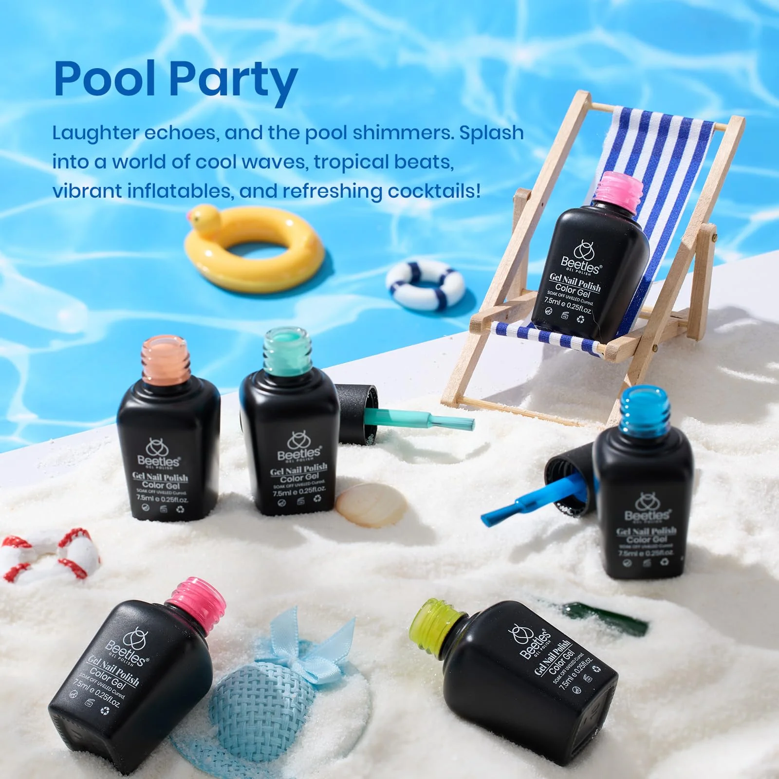 Pool Party | Gel Polish 6 Colors Set - Image 2