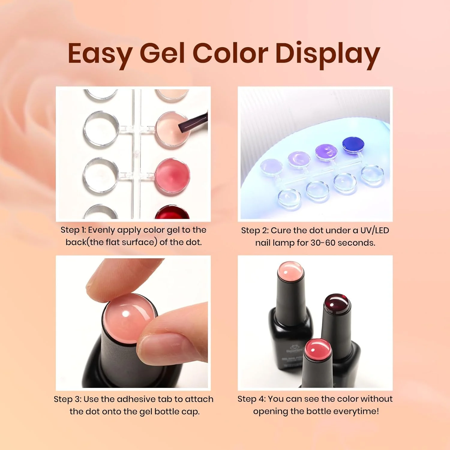 Sunset Rose | 8 Colors Gel Polish Set - Image 7