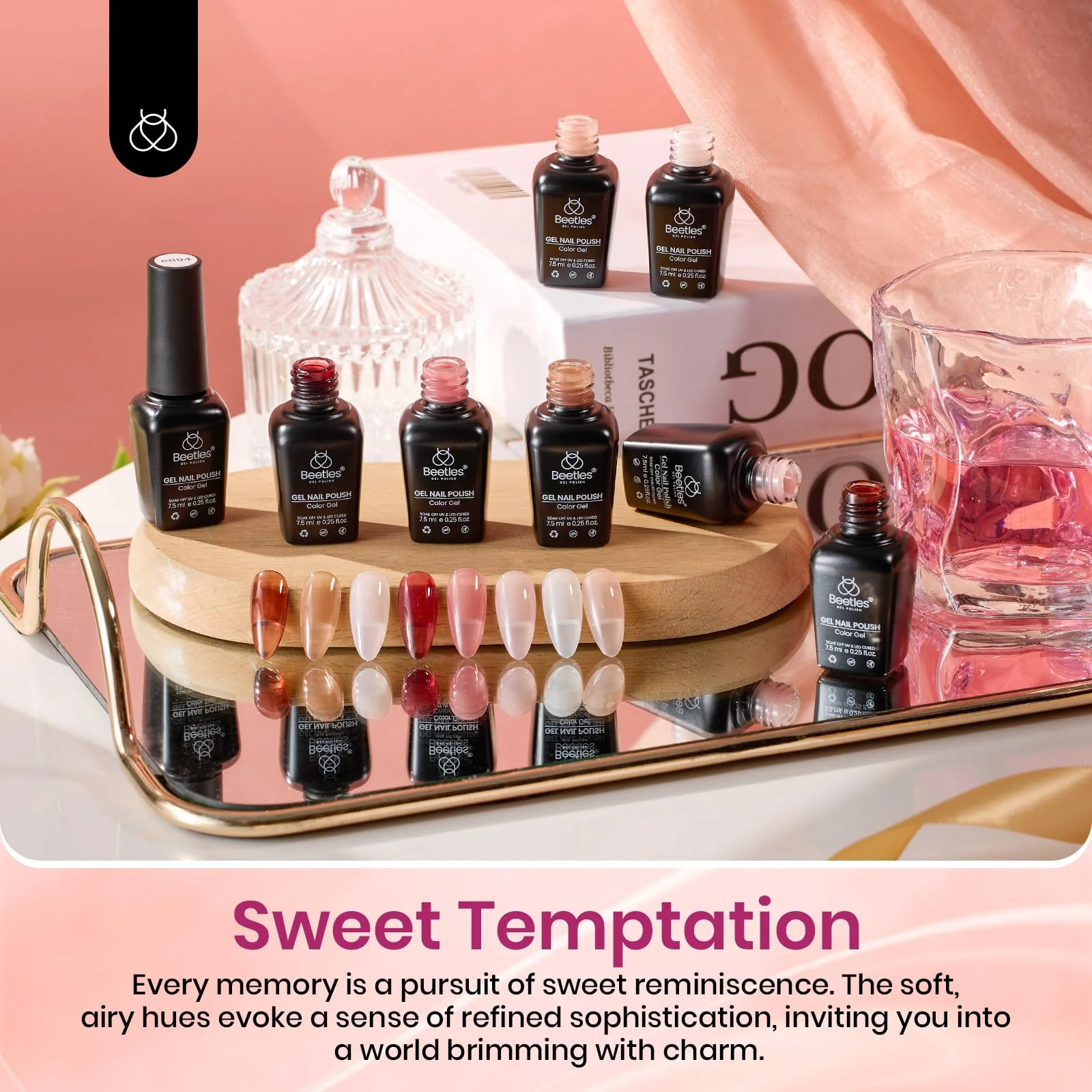 Sweet Temptation | 8 Colors Gel Polish Set - Image 7