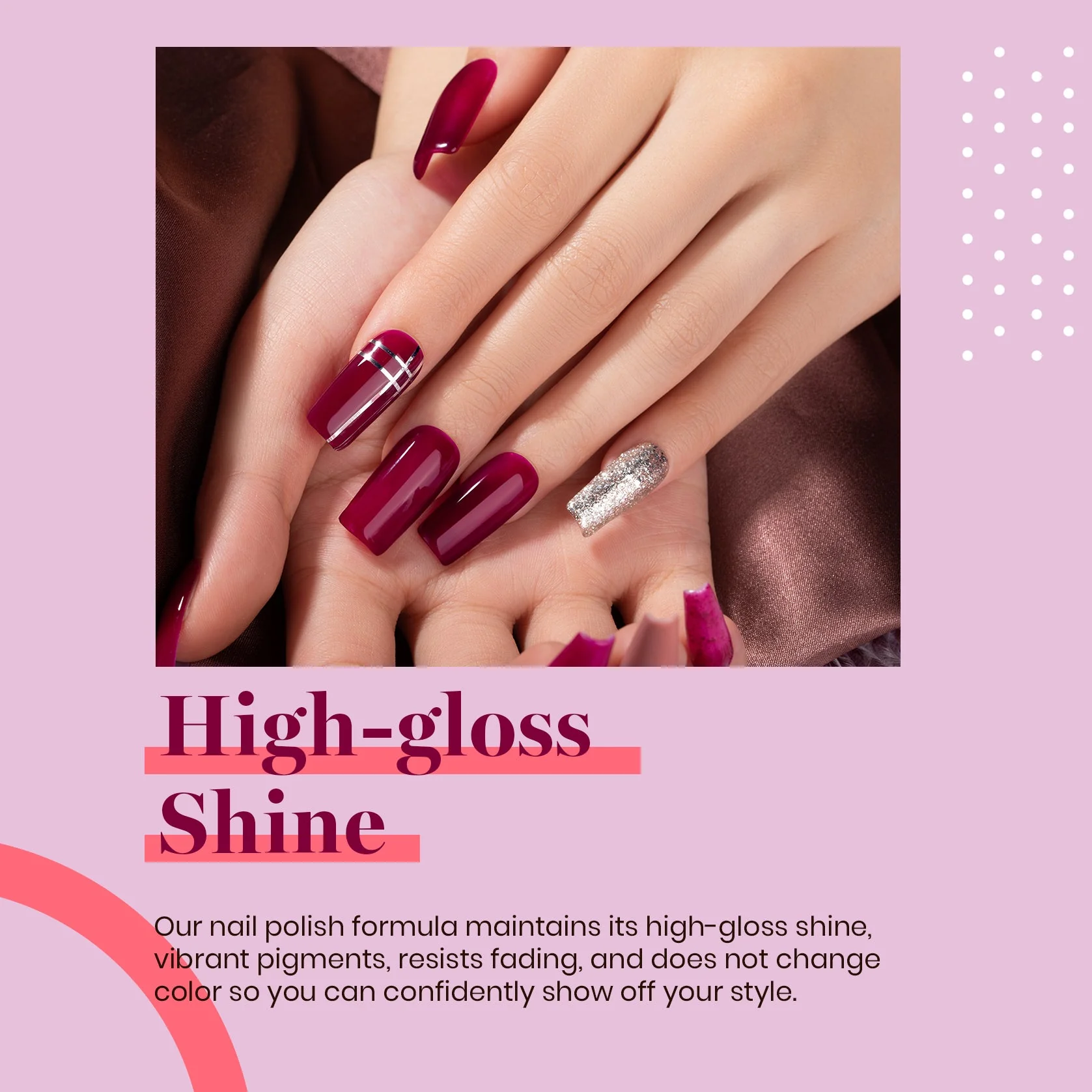 Vanessa Purple #a238 |15ml Gel Polish - Image 5
