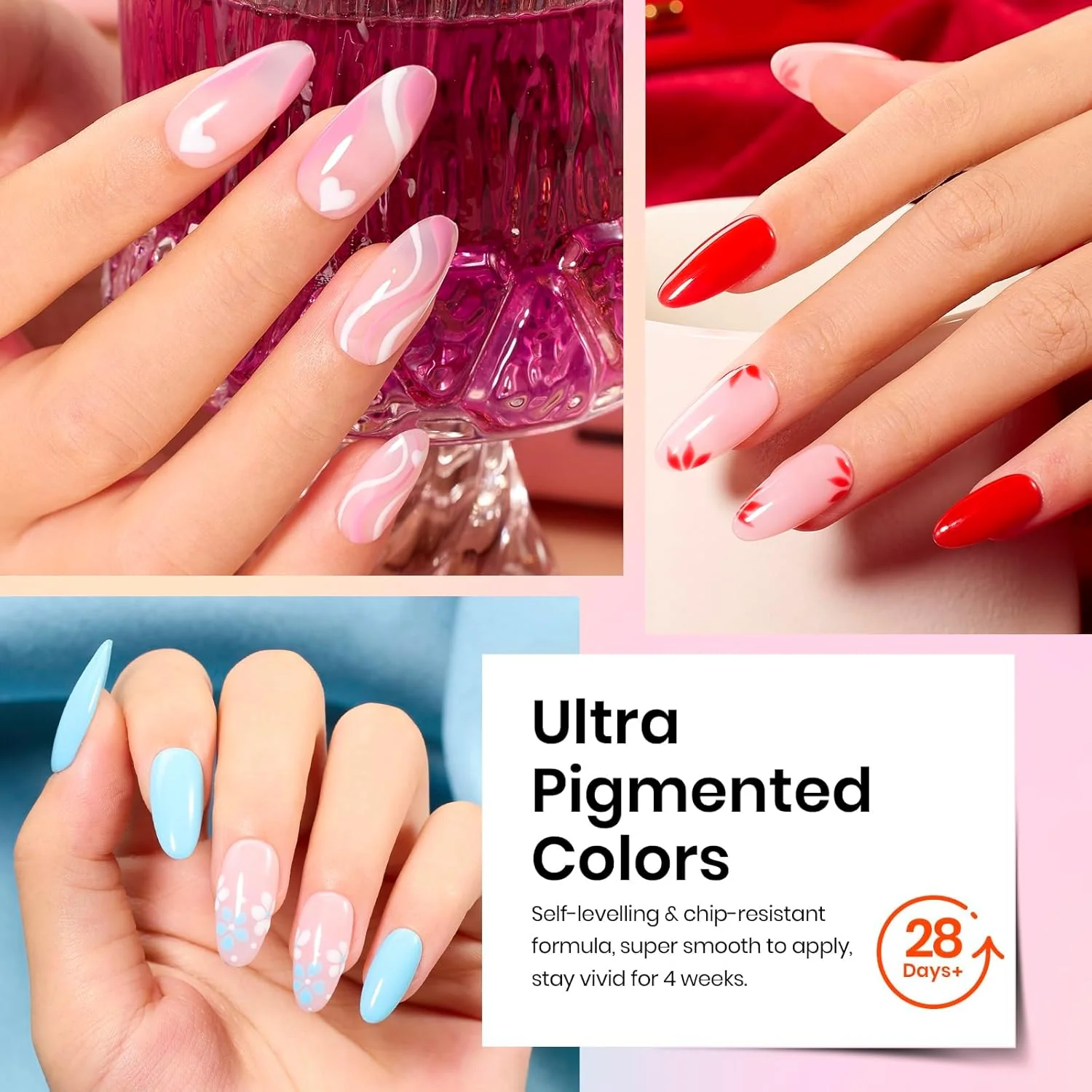 Vibrant Subtle - 20 Colors Gel Nail Polish Set - Image 5